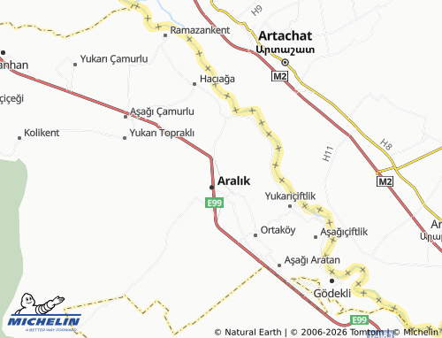 MICHELIN Köprüler map - ViaMichelin