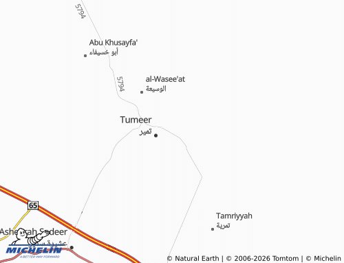 MICHELIN King Salman map - ViaMichelin