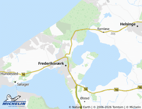 Mappa MICHELIN Vinderød - ViaMichelin