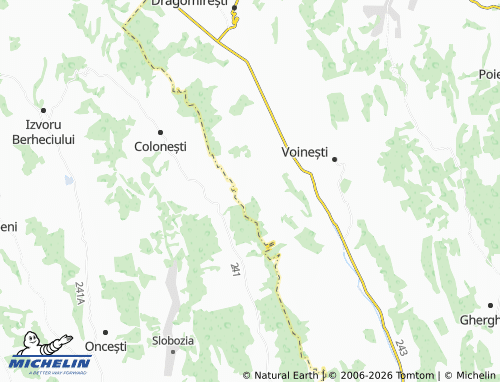 Carte MICHELIN Avrămești - ViaMichelin