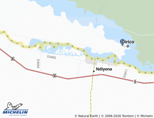MICHELIN Kadedere map - ViaMichelin