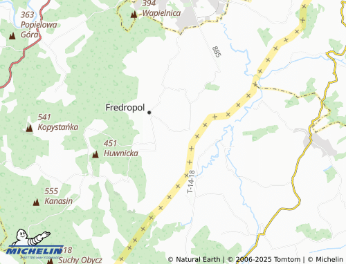 MICHELIN Młodowice map - ViaMichelin