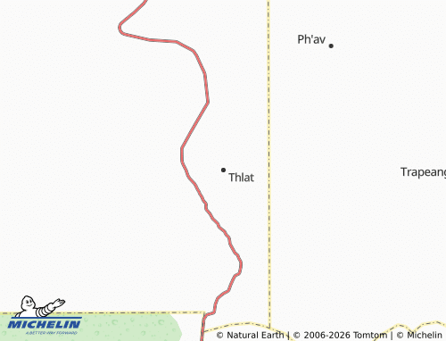 Mapa MICHELIN Thlat - ViaMichelin