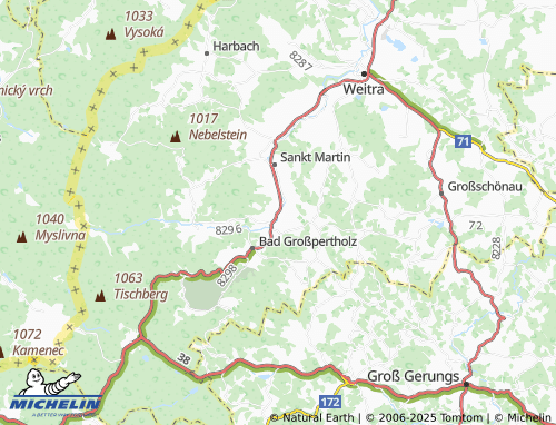Mapa MICHELIN Oberlainsitz - ViaMichelin