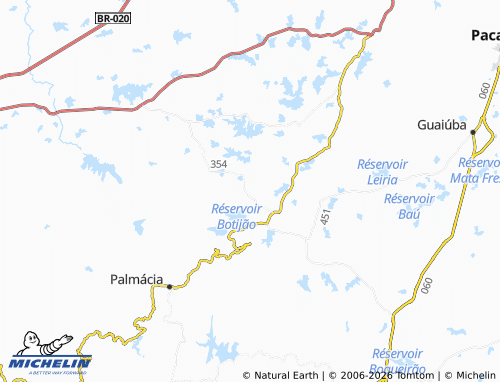 Carte MICHELIN Tanques - ViaMichelin