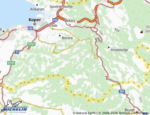 Mappa MICHELIN Truscolo - ViaMichelin