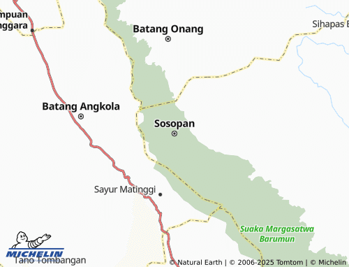MICHELIN Sosopan map - ViaMichelin