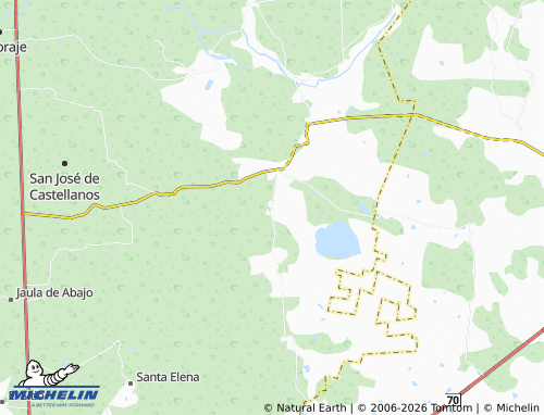 MICHELIN-Landkarte La Cruz - ViaMichelin