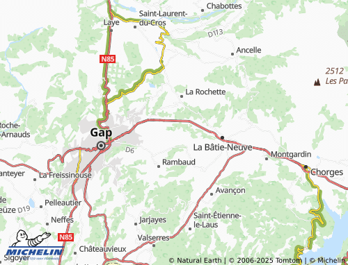 Carte MICHELIN Grand Larra - ViaMichelin
