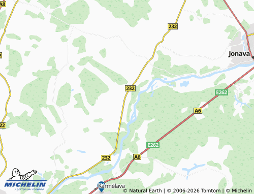 Mapa MICHELIN Batėgala - ViaMichelin