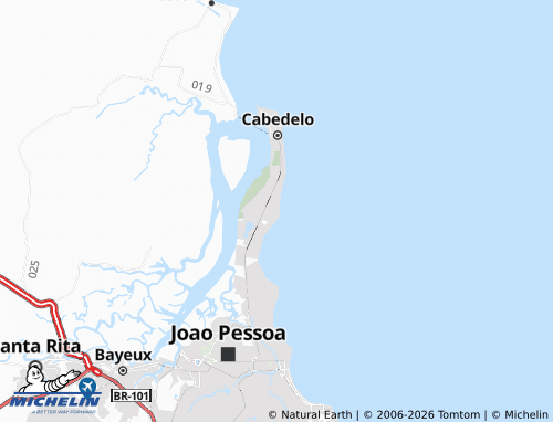 MICHELIN Ponta de Campina map - ViaMichelin