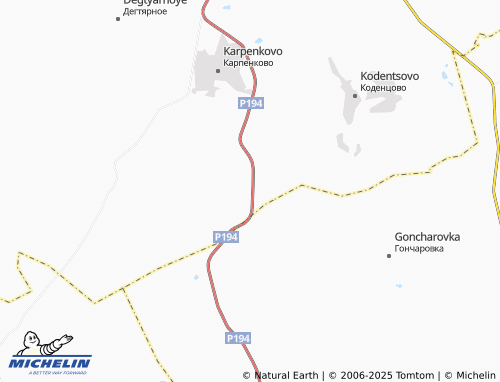 MICHELIN-Landkarte Pankovo - ViaMichelin