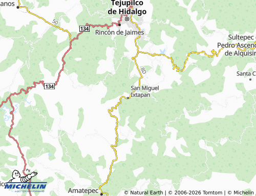 Mappa MICHELIN San Miguel Ixtapan - ViaMichelin