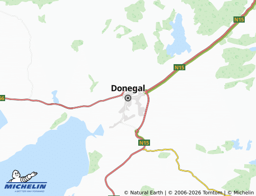 Mappa MICHELIN Donegal - ViaMichelin