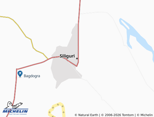 Kaart MICHELIN Siliguri - ViaMichelin