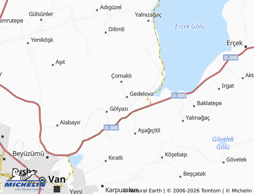 Mappa MICHELIN Gedelova - ViaMichelin