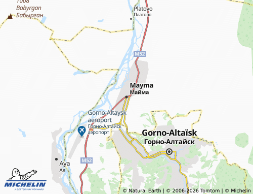 MICHELIN-Landkarte Mayma - ViaMichelin