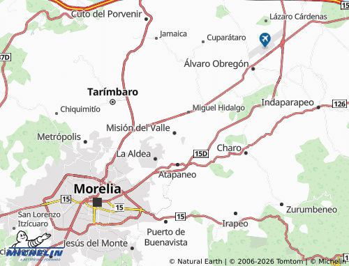 Mappa MICHELIN Misión del Valle - ViaMichelin