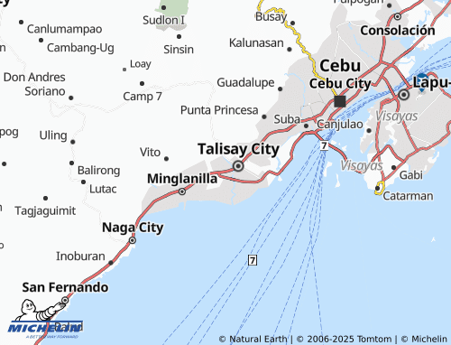MICHELIN Lawaan II map - ViaMichelin
