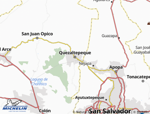 Mappa MICHELIN Quezaltepeque - ViaMichelin
