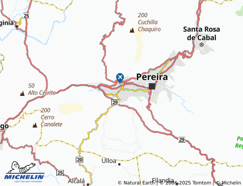 MICHELIN Cinco de Octubre map - ViaMichelin