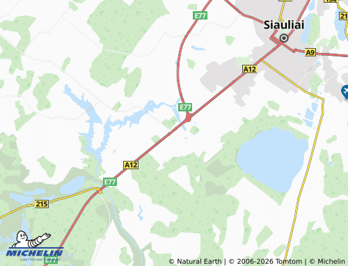 Mapa MICHELIN Aukštelkė - ViaMichelin