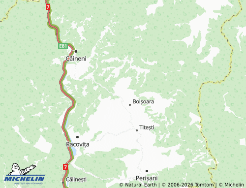 MICHELIN-Landkarte Găujani - ViaMichelin