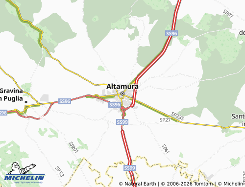 Mapa MICHELIN Altamura - ViaMichelin