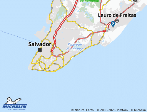 Mappa MICHELIN Boca do Rio - ViaMichelin