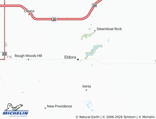 Mapa MICHELIN Eldora - ViaMichelin