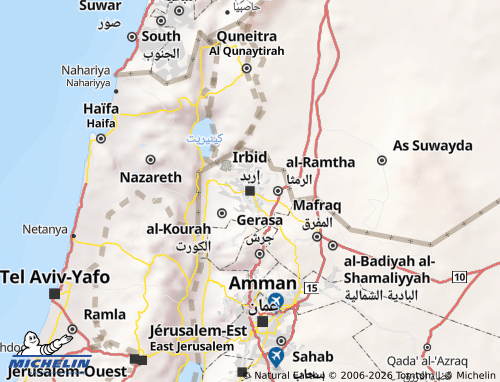 Mappa MICHELIN Irbid - ViaMichelin