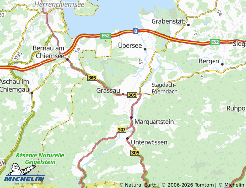 Mapa MICHELIN Grassau - ViaMichelin