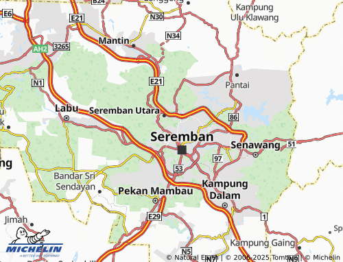 MICHELIN-Landkarte Taman Bukit Delima - ViaMichelin