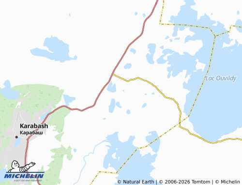 MICHELIN-Landkarte Burlak - ViaMichelin
