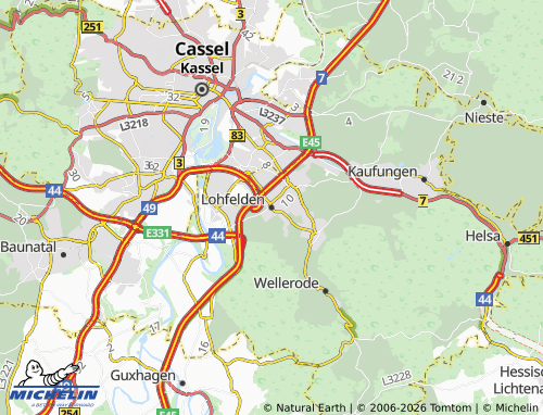 MICHELIN Lohfelden map - ViaMichelin