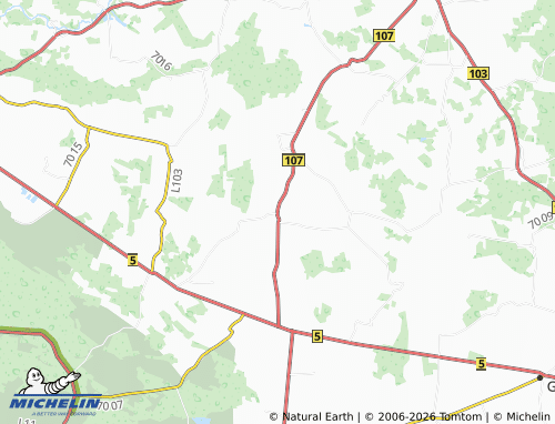 MICHELIN Garz map - ViaMichelin