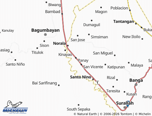 MICHELIN Panay map - ViaMichelin