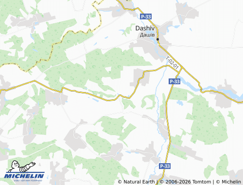 MICHELIN Ivanivka map - ViaMichelin