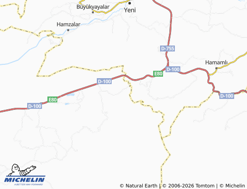 Mapa MICHELIN Aktaşkurtlar - ViaMichelin