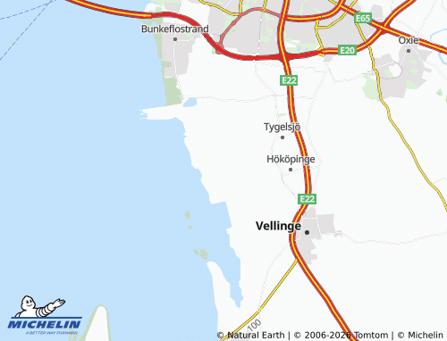 MICHELIN Gessie Villastad map - ViaMichelin