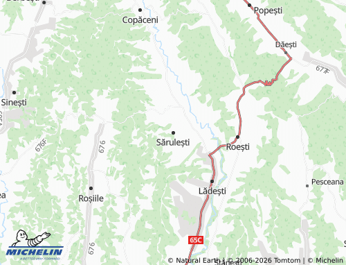 Mappa MICHELIN Sărulești - ViaMichelin