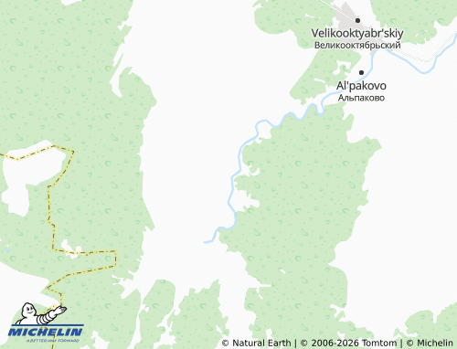 Carte MICHELIN Pukhtina Gora - ViaMichelin