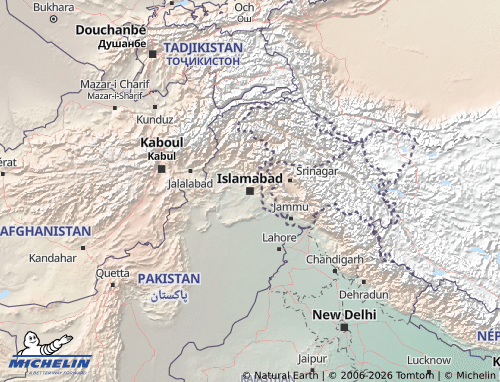 Carte MICHELIN Pakistan - ViaMichelin