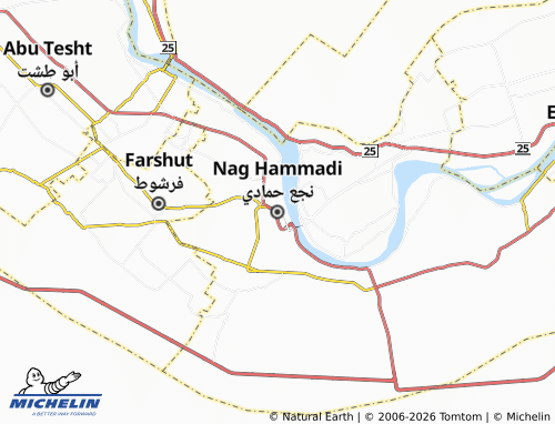 Mappa MICHELIN Naj' Hammadi - ViaMichelin