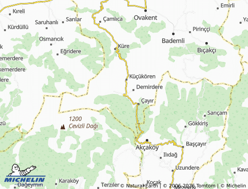 MICHELIN Hamam map - ViaMichelin