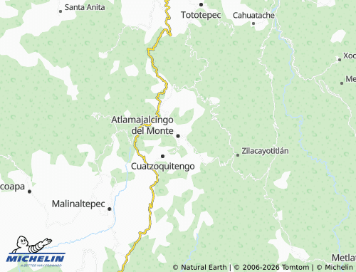 MICHELIN Atlamajalcingo del Monte map - ViaMichelin