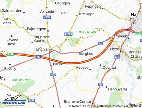 Kaart MICHELIN Lettelingen - ViaMichelin