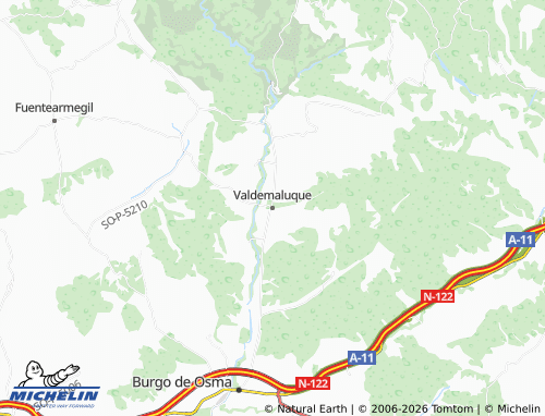 MICHELIN Valdemaluque map - ViaMichelin