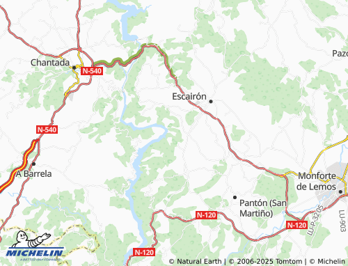 MICHELIN A Cova (San Martiño) map - ViaMichelin