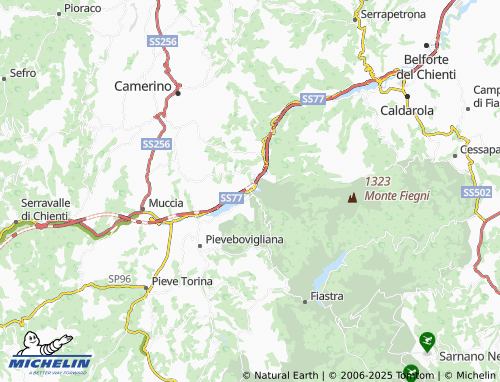 MICHELIN Polverina map - ViaMichelin